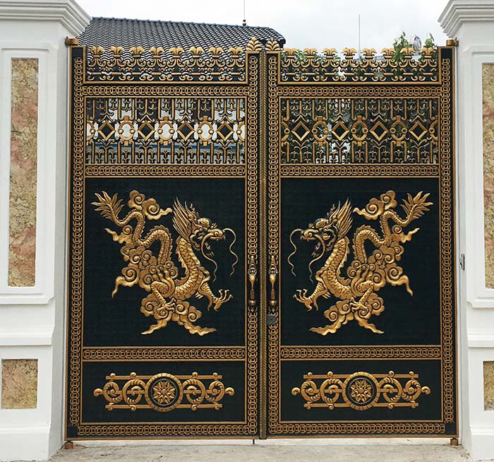 Cổng rồng đối xứng